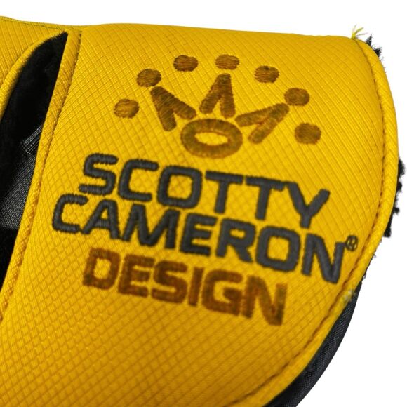 Scotty Cameron Design Titleist Putter Head Cover Mallet Golf Yellow - Picture 2 of 5